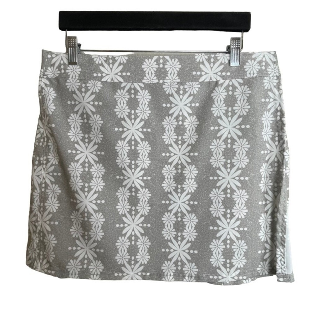 RipSkirt Hawaii Wrap Skirt Women's Size L Style 100 Boho‎ Lei Gray
